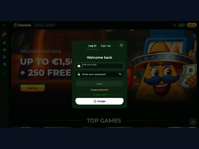 Warunki wypłat w Casinacho Casino Nacho Casino dla polskich graczy